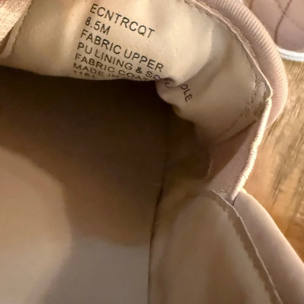 Steve Madden Pink Quilted Flats